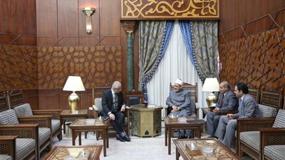 الإمام الأكبر يستقبل وزير التعليم (صور)