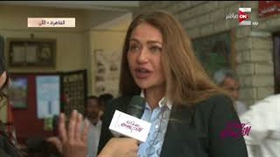 ليلى علوي: المشاركة في الانتخابات حقنا وإنجازات السيسي عشان أولادنا