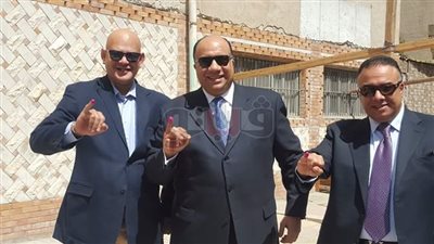 محمد مصيلحي يدلي بصوته في انتخابات الرئاسة بالشاطبي