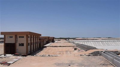 استمرار الأعمال بمشروع محطة المعالجة الثلاثية في الغردقة (صور)