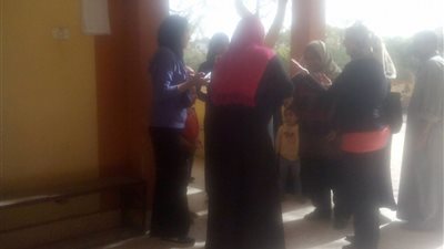 زغاريد داخل لجنة السيدات بناهيا (فيديو)