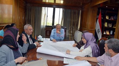 محافظ القليوبية يناقش المخطط التفصيلي لعزبة البرنس ببنها