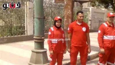 انتشار فرق الهلال الأحمر بلجان الانتخابات لتقديم الإسعافات الأولية (فيديو)