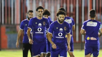 الأهلي يخوض مرانه الأخير قبل نهائي كأس مصر