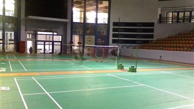 بالصور.. الاستعدادات النهائية لاستضافة بطولة مصر للريشة الطائرة