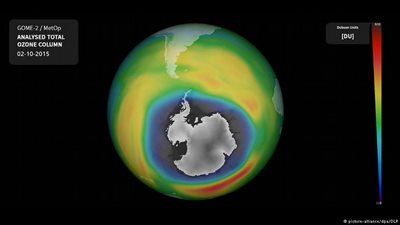 دراسة: انكماش ثقب الأوزون