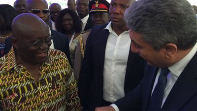 الرئيس الغاني يعزي السيسي في ضحايا حادث الواحات الإرهابي