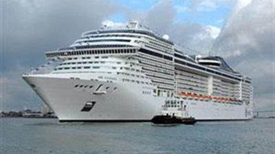 حركة وصول السفن وتفريغ الغلال وتداول الحاويات بميناء الإسكندرية