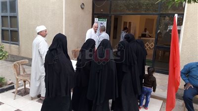 «المنتقبات» يتصدرن المشهد الانتخابي بالواحات البحرية (صور)