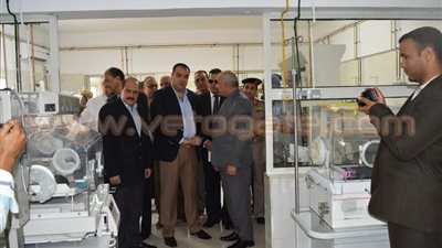 بالفيديو والصور.. افتتاح قسم الحضانات الجديد بمستشفى الفيوم العام