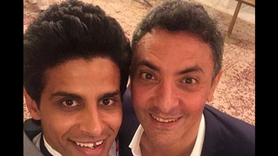 حمدي الميرغني ينشر صورته مع فتحي عبد الوهاب ويعلق: اتمنيتها من زمان