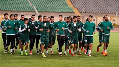 المصري يؤدي مرانا قويا استعدادًا للاتحاد بالدوري