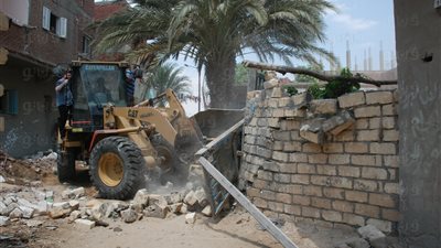 إزالة 15 حالة تعدٍ على أملاك الدولة والأراضي الزراعية بـ«سرابيوم»