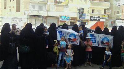 نساء حزب النور يدلين بأصواتهن بالانتخابات الرئاسية في قنا (صور)