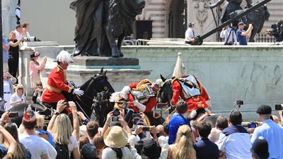 إصابة قائد بالجيش البريطاني خلال الاحتفال بعيد ميلاد الملكة