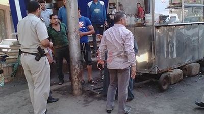 بالصور.. رفع 3 أطنان مخلفات نتيجة الإشغالات بالقناطر الخيرية