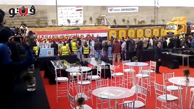 الموسيقى العسكرية تعزف السلام الجمهوري استعدادا لنقل رمسيس الثاني (فيديو)