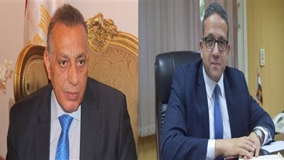 وصول وزير الآثار ومحافظ الجيزة لحضور فعاليات نقل تمثال رمسيس