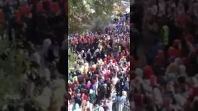 بالفيديو.. طلاب حلوان يرقصون على أنغام «سهر الليالي» بكرنفال الزمالك