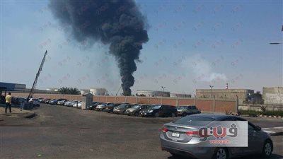 حريق داخل وحدة فصل الزيوت بشركة السويس لتصنيع البترول