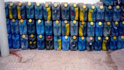 ضبط 121 ألف لتر بنزين وسولار قبل بيعها بالسوق السوداء