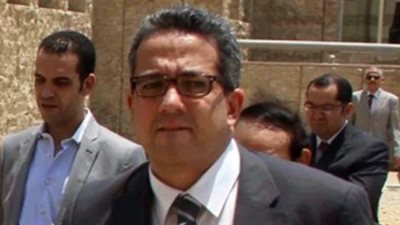 وزير الآثار: سقوط الأمطار يوم نقل تمثال رمسيس الثاني بشرة خير