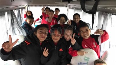 حافلة منتخبا القاهرة 2008 و2007 تتوجه للإسماعيلية (صور)