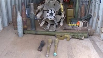 التحالف العربي يعثر على مستودعات للأسلحة تابعة للحوثيين