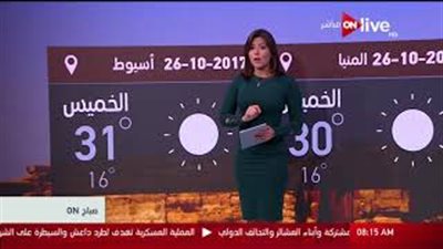 بالفيديو.. «الأرصاد»: الطقس مائل للحرارة والقاهرة تسجل 28 درجة