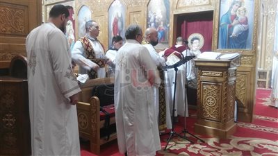 قداس عيد الغطاس بكنيسة الأنبا بيشوي في بورسعيد (صور)