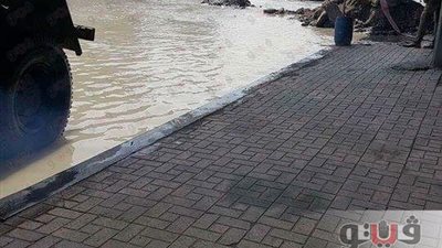 ارتباك مروري بسبب كسر ماسورة مياه بالقباري في الإسكندرية