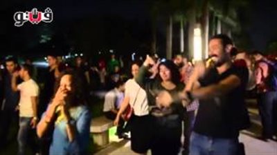 بالفيديو.. وصلة رقص للسيدات بحديقة «الأزهر» على أنغام «حسب الله»