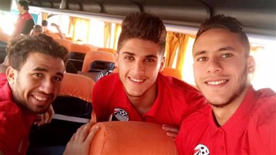 أحمد الشيخ يظهر بصحبة رمضان صبحي وتريزيجيه بالمنتخب