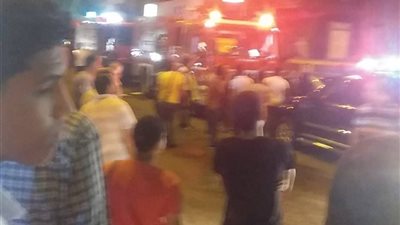 شلل مروري بميدان الدقي وشارع التحرير بسبب حريق شقة (صور)