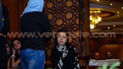 إنعام محمد علي وبطرس دانيال يشاركان في عزاء هبة مجدي