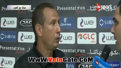 مدرب سموحة يكشف سبب تعدي جنش عليه عقب لقاء الزمالك (فيديو)