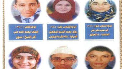 بالصور.. الطلاب الأوائل بالشهادتين الابتدائية والإعدادية الأزهرية