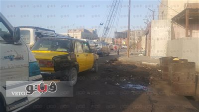 توقف المرور بالمكس بسبب قرعة الريف المصري في الإسكندرية