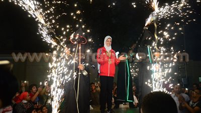 «الصيد» ينظم حفلا أسطوريا لتكريم بطلة الأولمبياد.. عمرو السعيد: بدأنا جني ثمار ما أنفقناه طوال 20 عاما.. الميدالية البرونزية نقطة تحول في تاريخ النادي.. وهدايا ملاك: سأقاتل للفوز في «طو