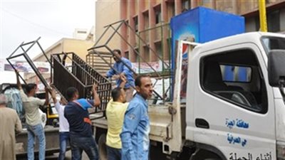 أمن الجيزة يواصل حملاته لإزالة الإشغالات بالمنطقة الأثرية بالهرم