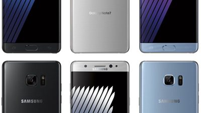 سامسونج تطلق هاتفها جالاكسي نوت 7 في ثلاثة ألوان