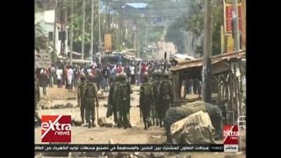 بالفيديو.. اشتباكات الشرطة ومحتجين على الانتخابات الرئاسية في كينيا