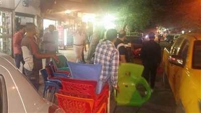 بالصور.. حملة مسائية لإزالة الإشغالات بالدقي