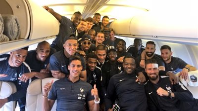 منتخب فرنسا يغادر متجهًا لروسيا استعدادًا لكأس العالم