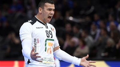 ممدوح هاشم أحسن لاعب في مباراة مصر والمغرب بالبطولة الأفريقية لليد