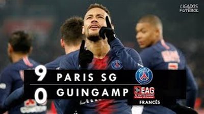 باريس سان جيرمان يكتسح جانجون بالدوري الفرنسي 0/9 (فيديو)