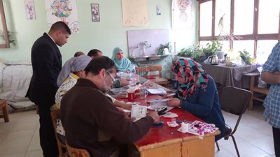 5 صور ترصد حضور الشباب في اليوم الثاني للانتخابات بالمنيل (صور)