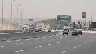 إغلاق جزئي للطريق الدائري تقاطع محور المريوطية لإصلاح الفواصل