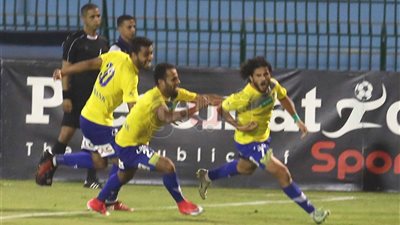 «طنطا» يتقدم على مصر المقاصة بثلاثية في الشوط الأول