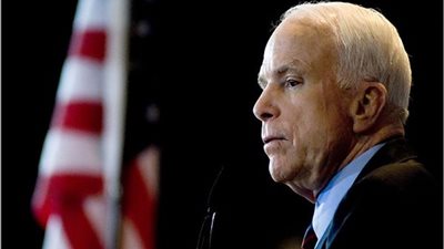 جون ماكين في مرمى هجوم النواب بعد انتقاده لمصر: السيناتور الأمريكي يدافع عن الإخوان.. تصريحاته تؤكد التنسيق مع الجماعة الإرهابية.. ابتزاز رخيص.. وطلب بجلسة استماع لمناقشة ملف أمريكا بحقوق الإنسان